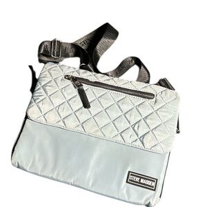 Steve Madden Quilted light blue and Black Crossbody Bag